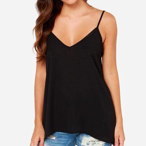 Lulus Exclusive Right Back At It Strappy Tank Top | Size XS | Black